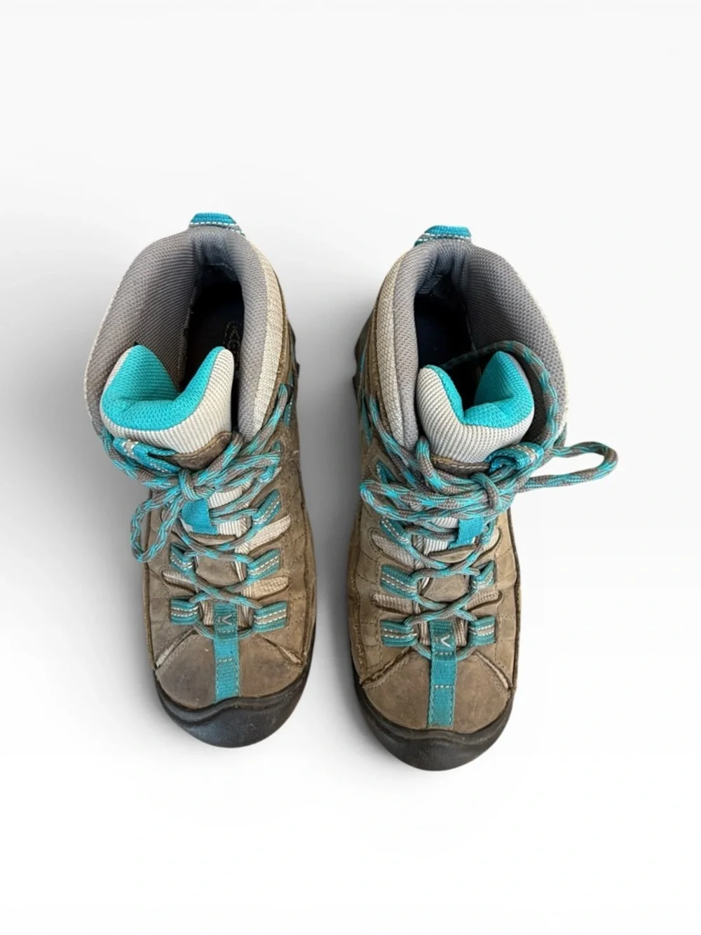 Keen Women's Targhee II Mid Waterproof Gargoyle/Caribbean Sea Women’s size 9 - Picture 4 of 13